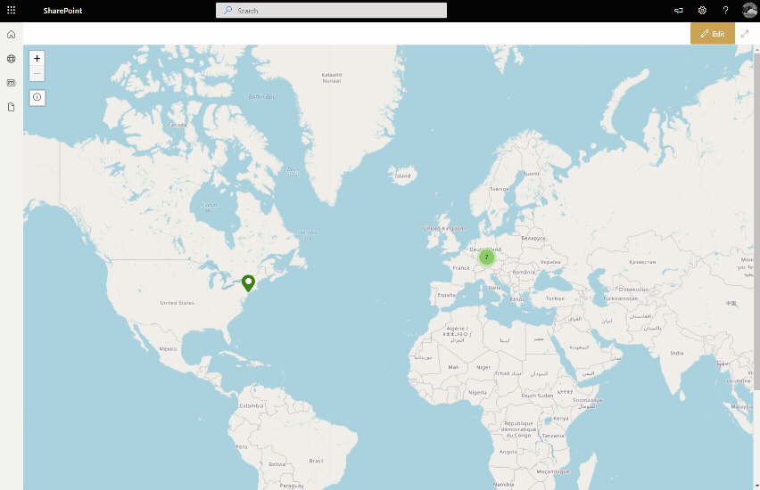 My interactive maps webpart